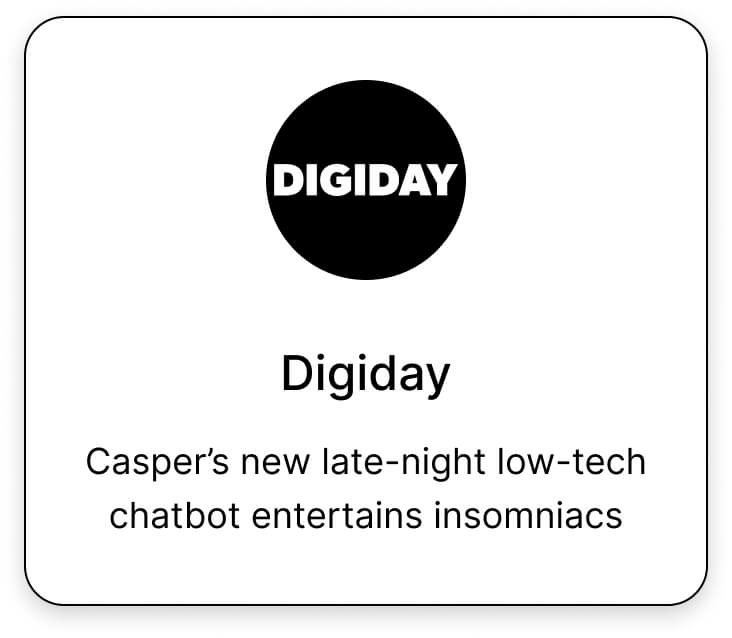 Digiday Card