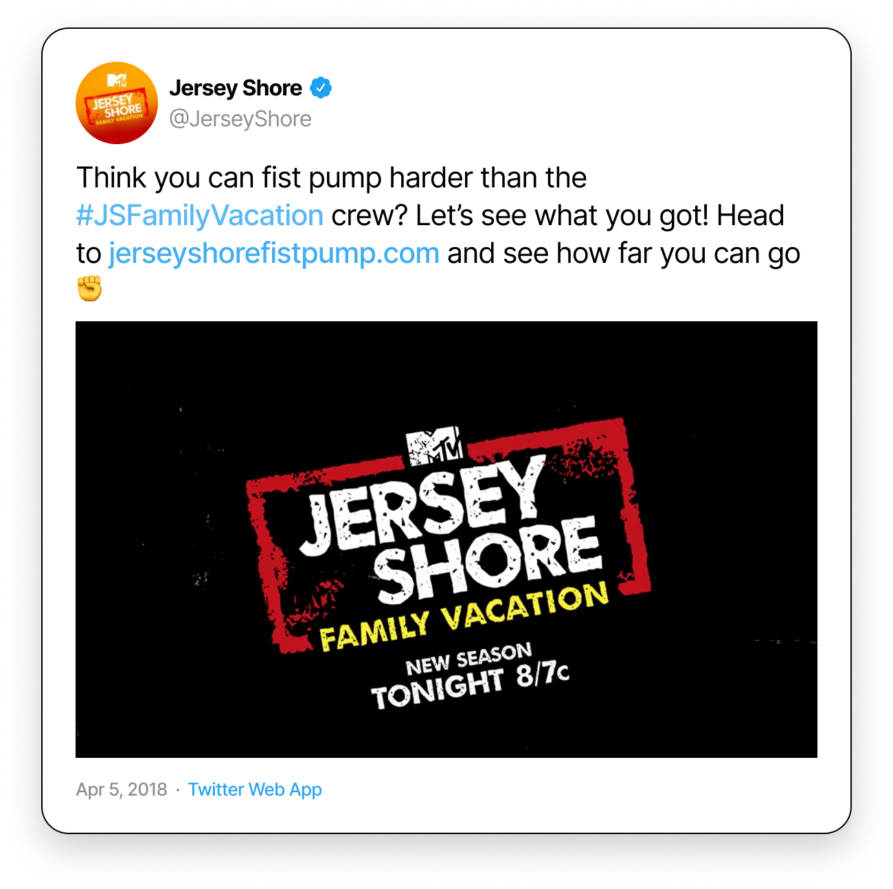 Jersey Shore Apr 2018