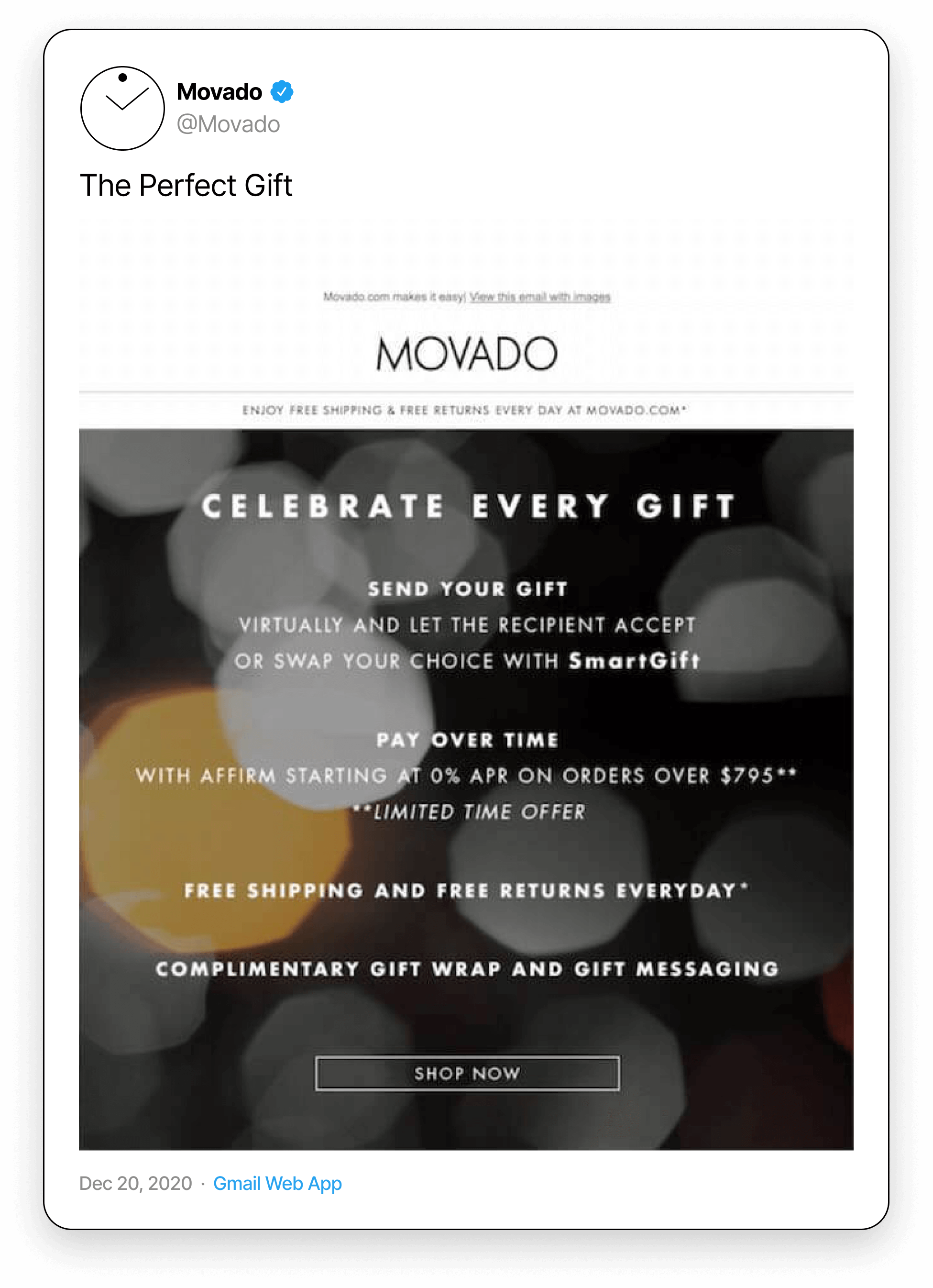 Movado Dec 2020