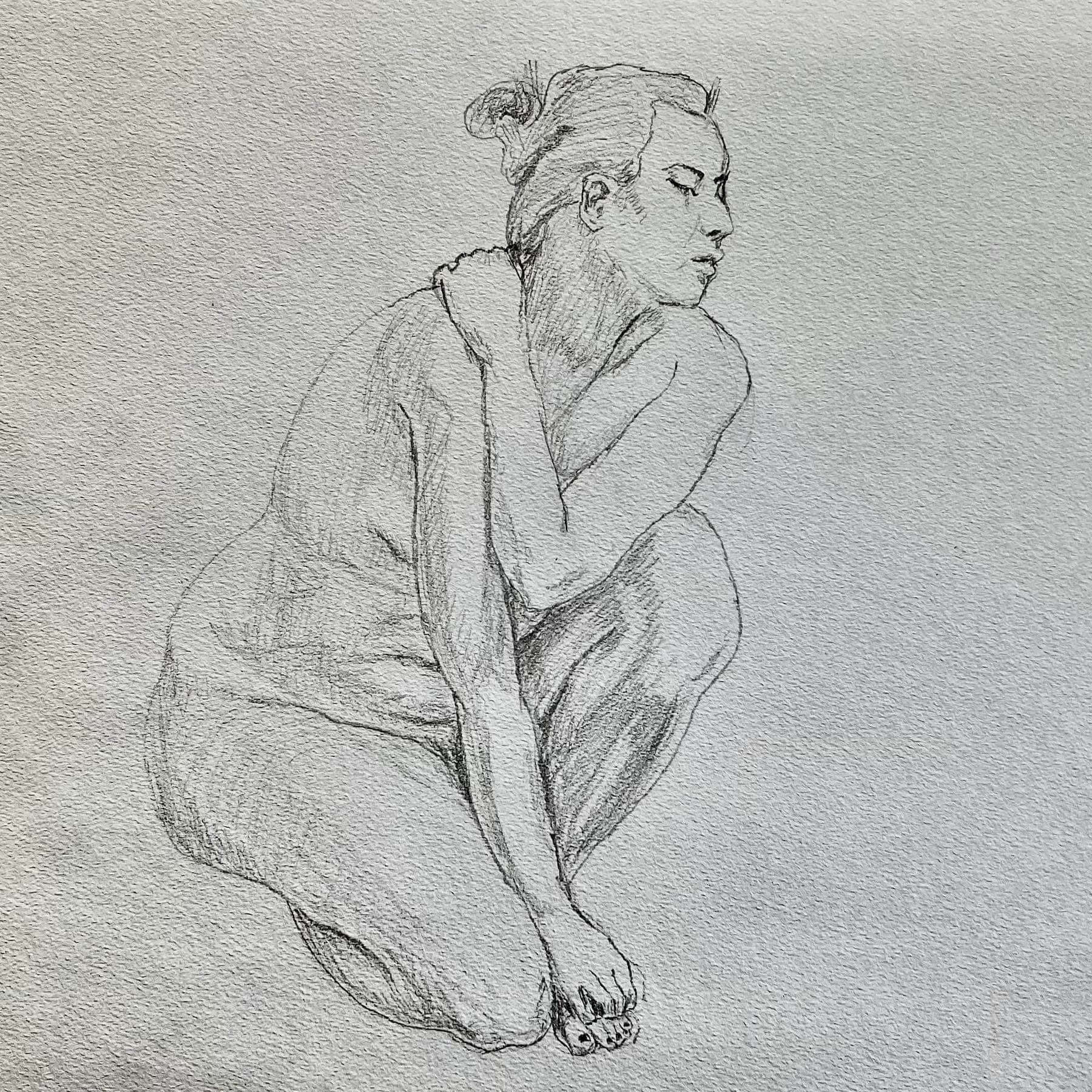 crouching